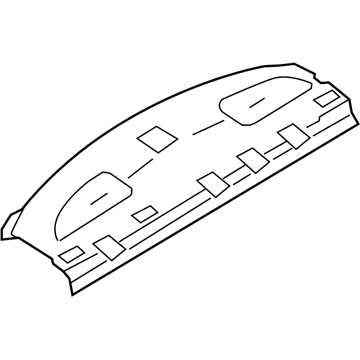 Nissan 79910-JA00A Finisher-Rear Parcel Shelf