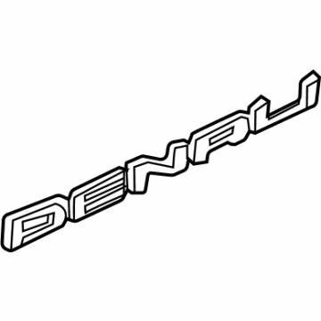GM 84267912 Nameplate