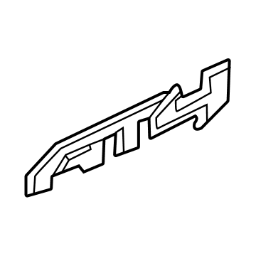 GM 84750158 Nameplate