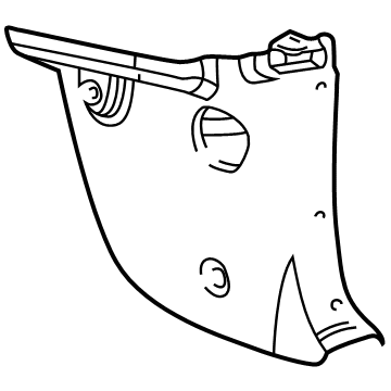 Ford YS4Z-5402344-CBA Cowl Trim