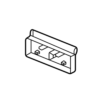GM 84853380 RAIL-F/FLR CNSL *BLACK