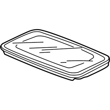 Acura 70200-SJA-A03 Glass Assembly, Roof