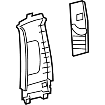 Lexus 62411-30431-B0 GARNISH, Center Pillar