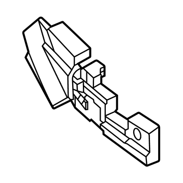 Hyundai 86524-L1200 ABSORBER-FRONT BUMPER ENERGY, R