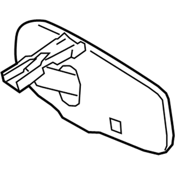 Lexus 87810-0WL42 Mirror Assembly, Inner R