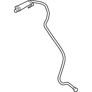 BMW 13-90-8-663-476 Fuel Tank Breath.Line With Resonator
