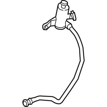 BMW 16-13-7-438-487 Vent Pipe With Dust Filter