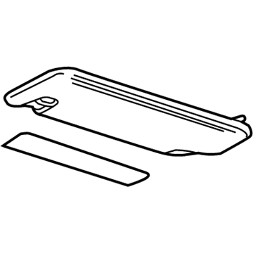 GM 22929714 Sunvisor