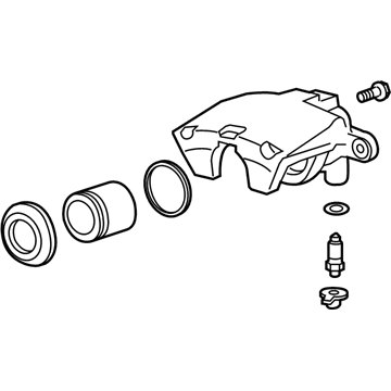 GM 86785192 CALIPER ASM-RR BRK (W/O BRK PADS & BRKT)