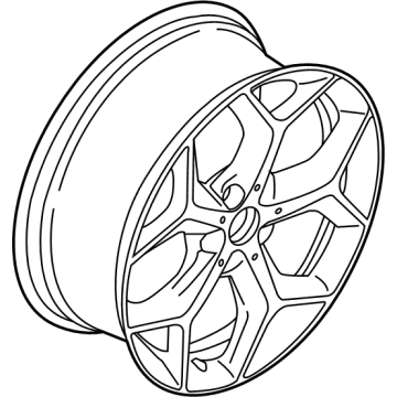 BMW 36-11-6-856-070 Disc Wheel, Light Alloy, Orbitgrey