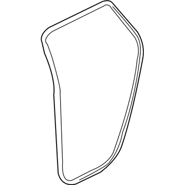 GM 15946144 Weatherstrip Asm-Rear Side Door