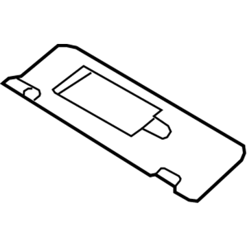 Kia 852103W630ED Sunvisor Assembly Left