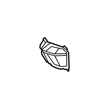 Kia 86663G5500 Cover- Rr Reflector