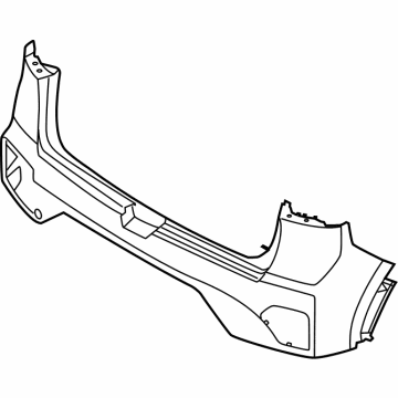 Kia 86611G5500 Rear Bumper Upper Cover
