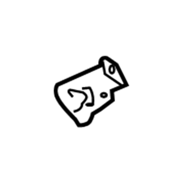 GM 20891009 Tie Down Hook Bracket