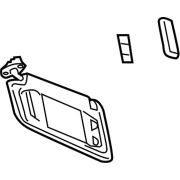 GM 22796930 Sunvisor