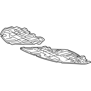 Lexus 51441-33160 Right Under Engine Cover