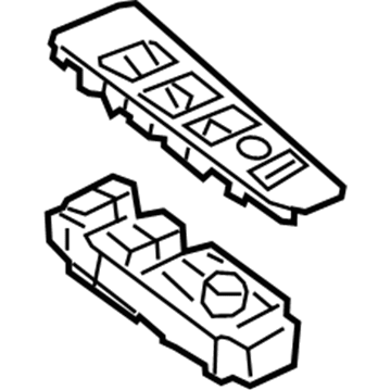 Kia 93570C6170AHV Power Window Main Switch Assembly