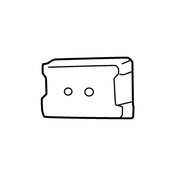Toyota 57215-02070 EXTENSION, FR SIDE M