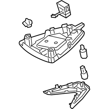 Toyota 81260-F4061-C1 Lamp Assy, Map