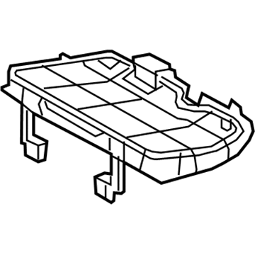 Lexus 71015-60311 Frame Sub-Assembly, Rear Seat