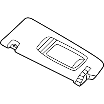 BMW 51-16-8-068-843 Sun Visor, Alcantara, Left