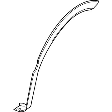 Nissan 93829-ZR20B Fender-Over, Rear LH