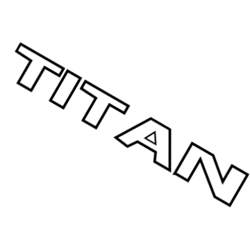 Nissan 93490-7S200 Rear Window Name Label