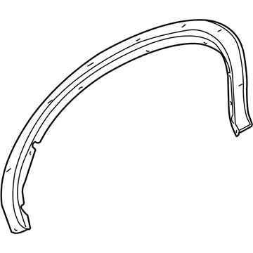 Nissan 93828-ZR20B Fender-Over, Rear RH