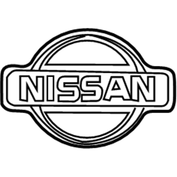 Nissan 93495-7S200 Rear Emblem