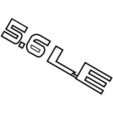 Nissan 93494-8S200 Rear Window Name Label