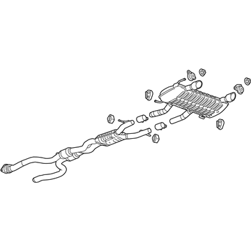 GM 23328473 Muffler Asm-Exhaust (W/ Exhaust Aftertreatment)