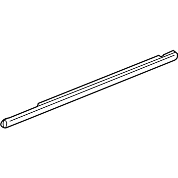 Acura 72450-SEP-A01ZA Molding Assembly, Left Front Door (Black)