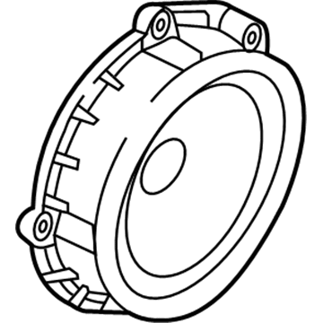 Kia 96330D4000 Door Pillar Speaker Assembly
