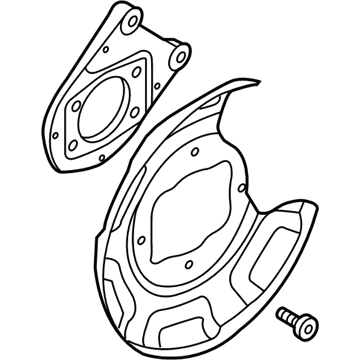 Kia 58390H8000 Splash Shield, Left