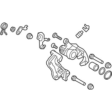 Kia 58311H9A10 Rear Brake Caliper Kit