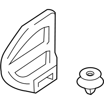 BMW 51-13-7-414-091 Trim, Side Turn Indicator, Left