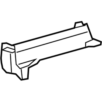 Honda 81278-SWA-A21ZA Cover, R. Riser (Inner) *NH598L* (ATLAS GRAY)