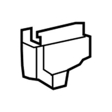 Honda 81278-SWA-A01ZA Cover, R. Riser (Inner) *NH598L* (ATLAS GRAY)