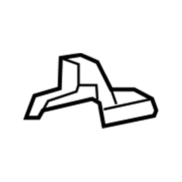Honda 81106-SWA-A11ZA Cover, R. FR. Seat Foot (Inner) *NH598L* (RR) (ATLAS GRAY)