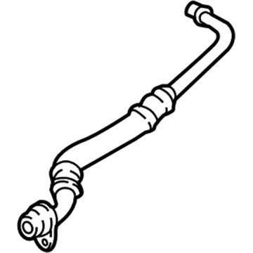 BMW 17-22-2-284-549 Transmission Oil Cooler Line, Return