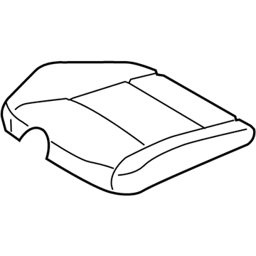 Hyundai 88160-3X162-PDH Front Driver Side Seat Cushion Covering