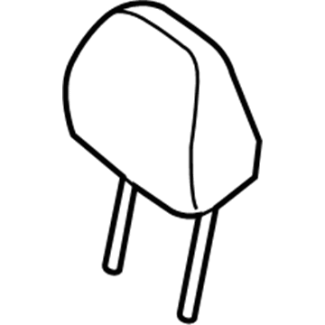 Hyundai 88700-3X150-MSG Headrest Assembly-Front Seat