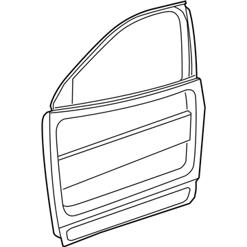 Mopar 68640461AA DOOR-FRONT