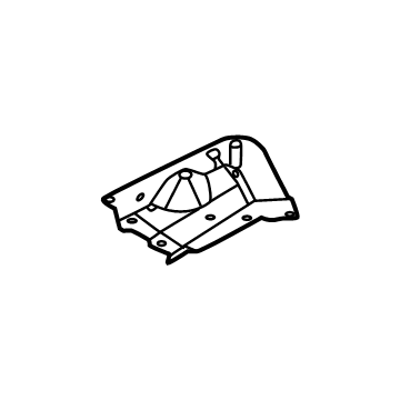Nissan 74819-6RA0A Cover-Under, Rear LH