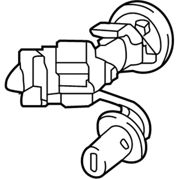 Kia 92490A9110 Rear Combination Holder & Wiring, Inside