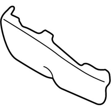 GM 88894992 Cover, Passenger Seat Inner Adjuster Lower Finish *Ebony