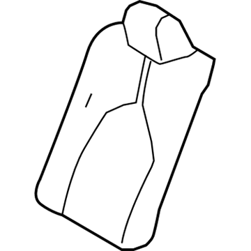 Toyota 71078-06D00-A5 Seat Back Cover