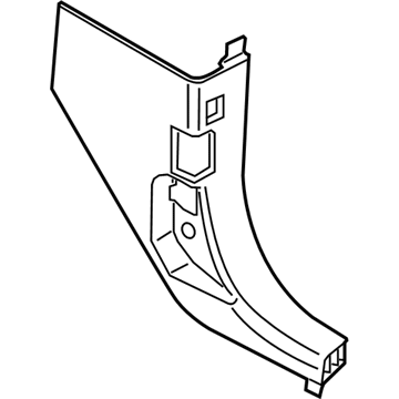 BMW 51-43-7-222-187 Lateral Trim Panel, Bottom Front Left