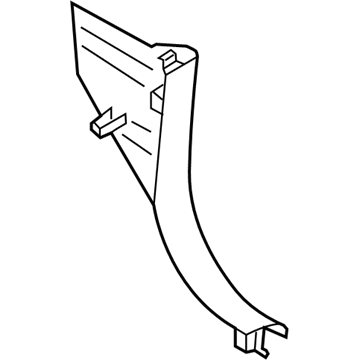 BMW 51-43-7-222-188 Lateral Trim Panel, Bottom Front Right